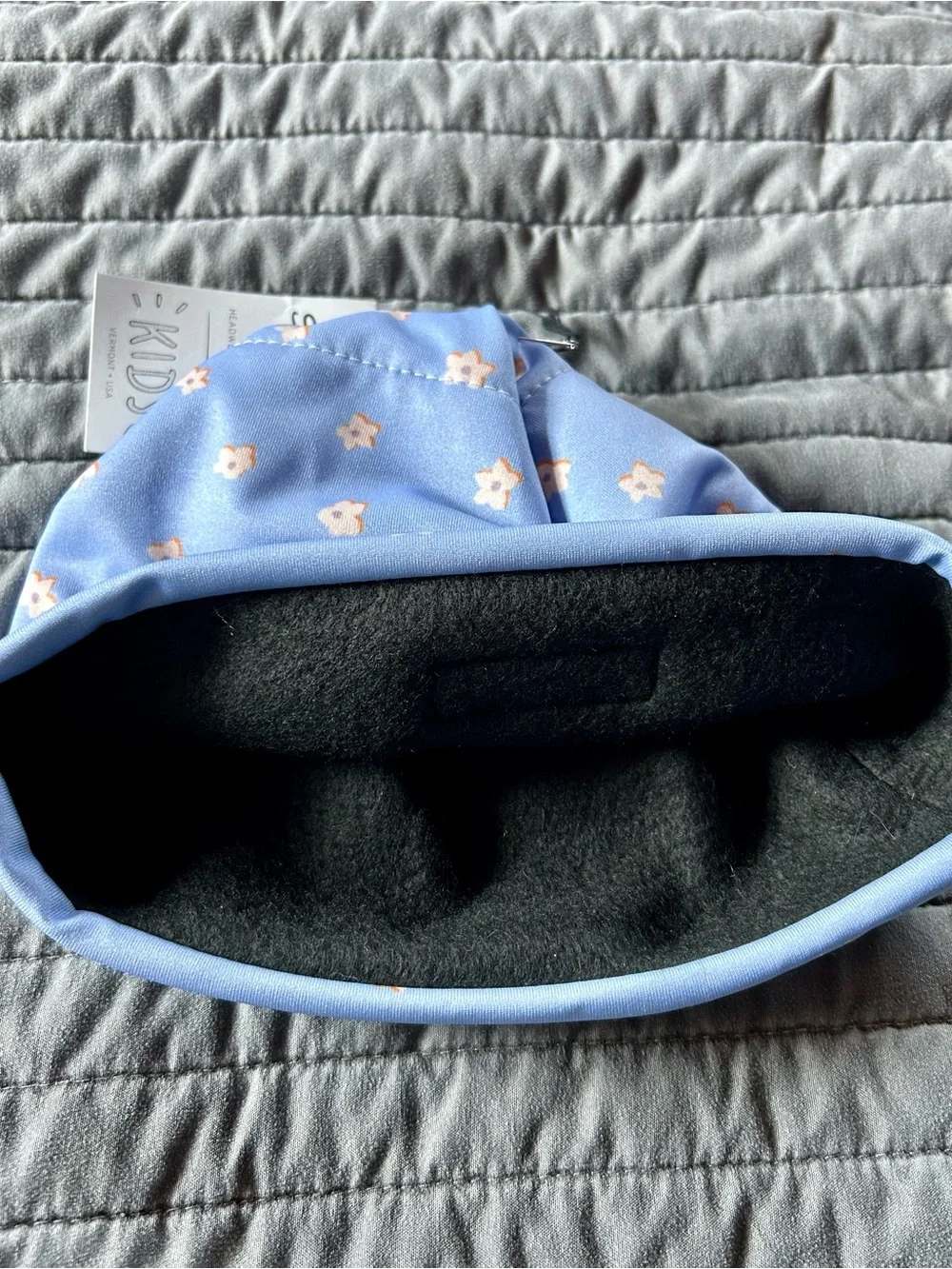 Skida Kids Floral Beanie in Light Blue